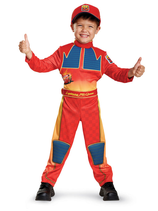 Toddler Cars 3 Lightning Mcqueen Costume Deluxe - costumesupercenter.com