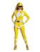 Mighty Morphin Power Rangers: Yellow Ranger Costume for Adults - costumesupercenter.com