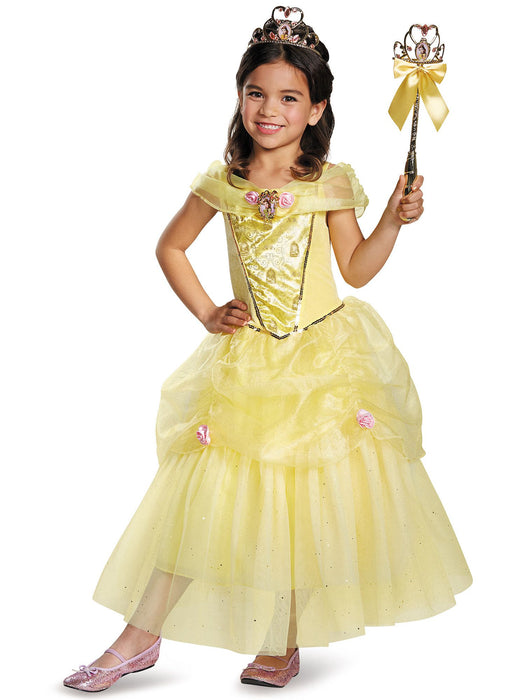 Disney Belle Deluxe Sparkle Toddler / Child Costume - costumesupercenter.com