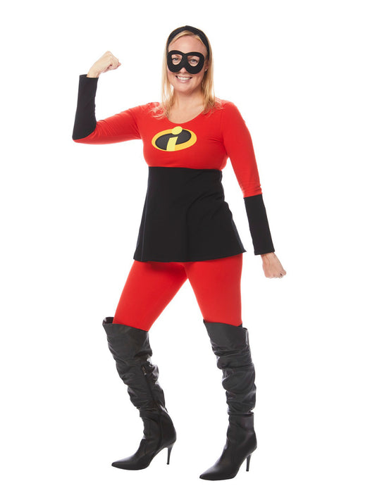 The Incredibles Adult Mrs. Incredible Tunic and Leggings Costume - costumesupercenter.com