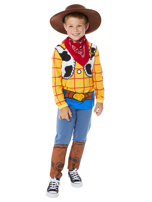 Toy Story 4 Child Woody Hooded Shirt and Pants Costume - costumesupercenter.com