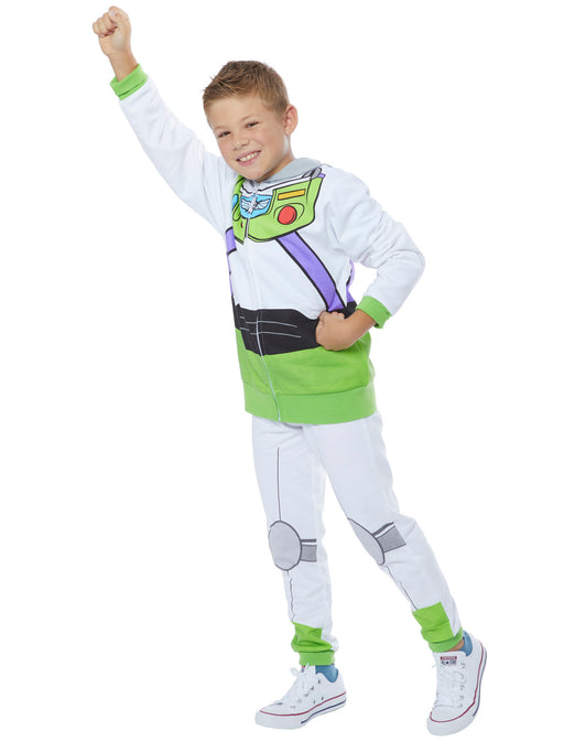 Toy Story 4 Child Buzz Lightyear Hoodie and Pants Costume - costumesupercenter.com