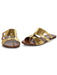 Strappy Gold Toga Sandals for Men - costumesupercenter.com