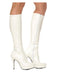 White Knee-high Boot Adult - costumesupercenter.com