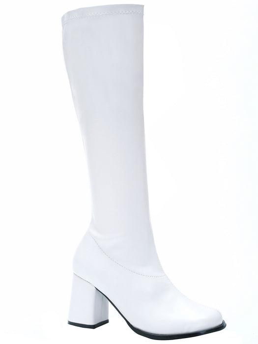White Patent Gogo Boot - costumesupercenter.com