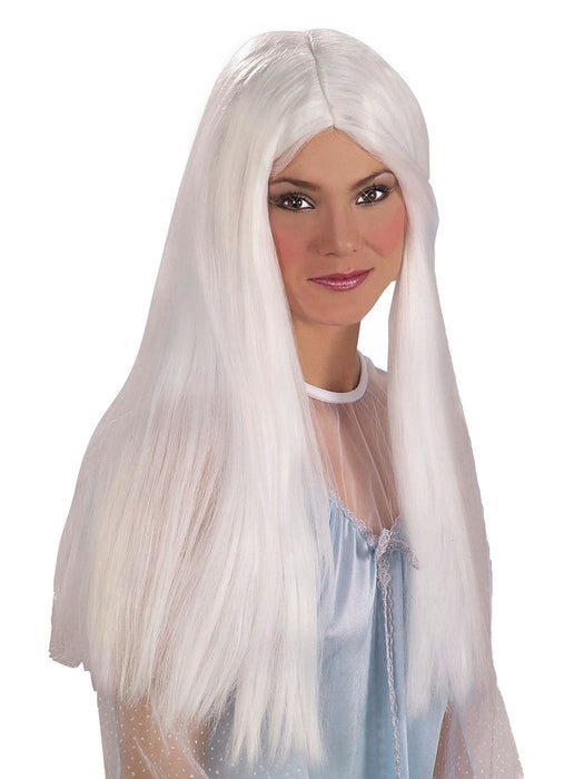 Adult Wig White Angel Accessory - costumesupercenter.com