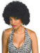 Adult Bold Curley Black Wig - costumesupercenter.com