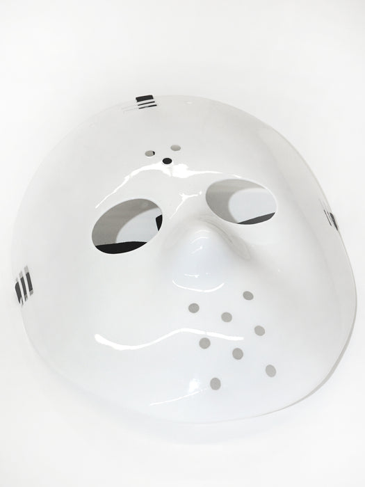 Adult White Hockey Mask - costumesupercenter.com