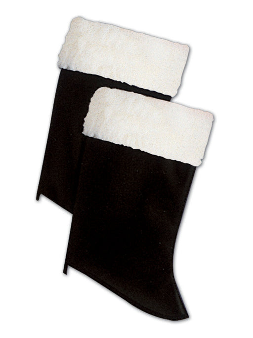 Adult Santa Claus Fur Trimmed Boot Tops - costumesupercenter.com