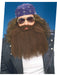 Long Brown Beard and Moustache - costumesupercenter.com