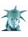 Adult Miss Liberty Mask - costumesupercenter.com