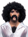 Adult Black 1970's Disco Dude Hair Set - costumesupercenter.com