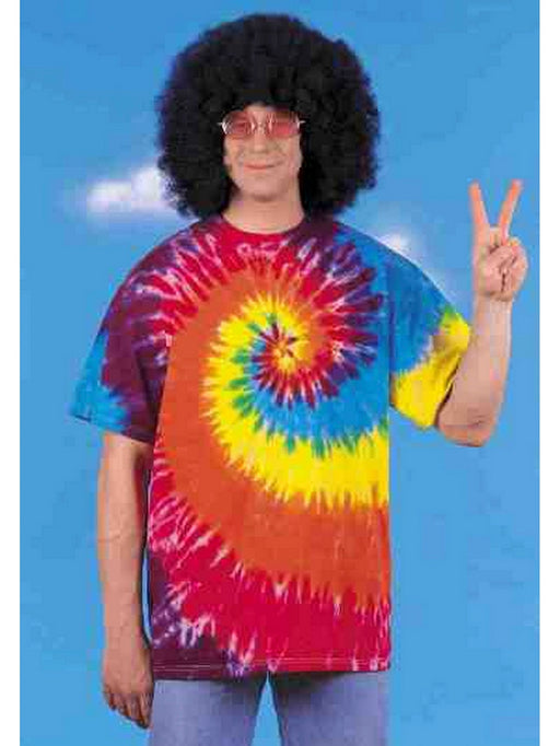 Hippie Tie-dye Adult T-shirt - costumesupercenter.com