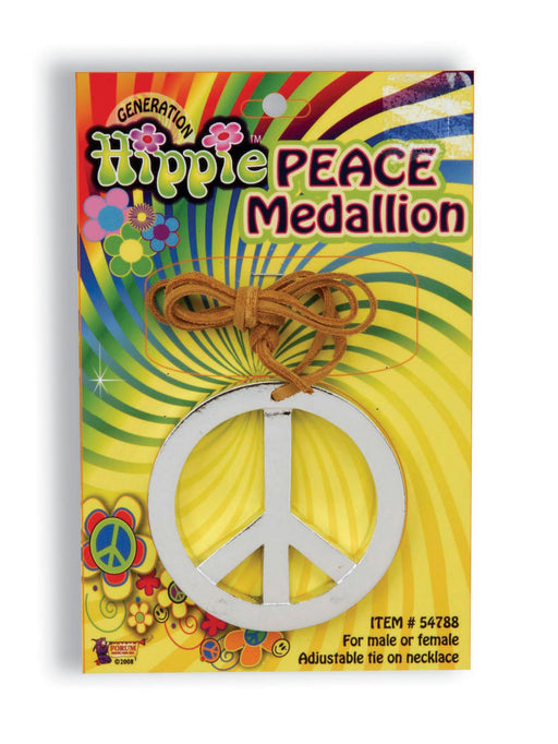 Peace Medallion Accessory - costumesupercenter.com