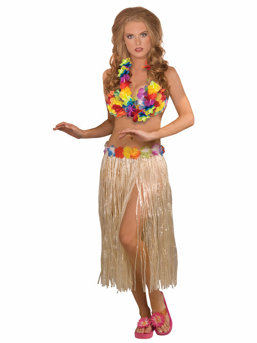 Women's Hula Girl Costume Set - costumesupercenter.com