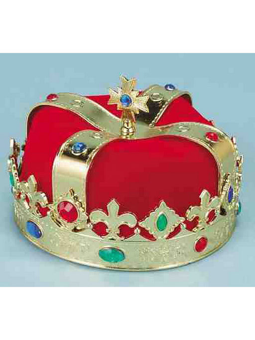 Hat - King Crown Plastic Accessory - costumesupercenter.com