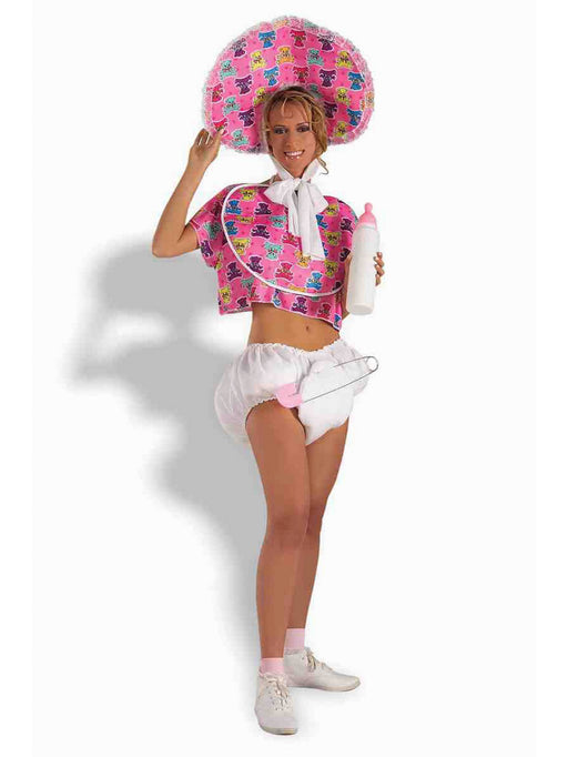 Costume - Adult Pink Baby Doll Classic - costumesupercenter.com