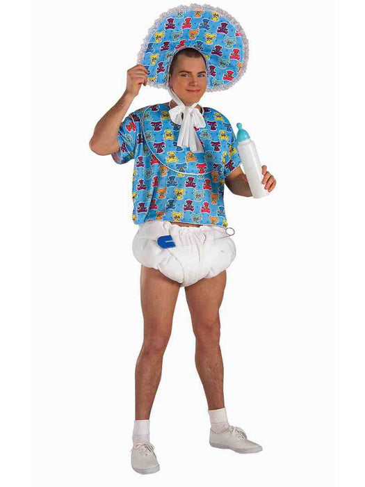 Blue Adult Baby Boomer Costume - costumesupercenter.com