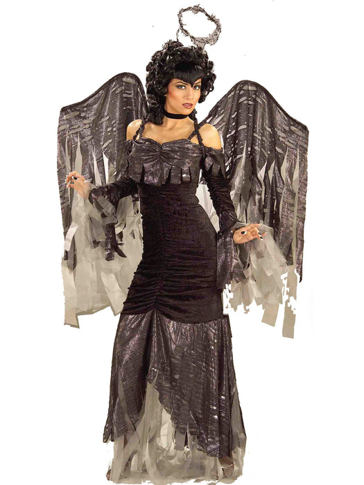 Womens Gothic Angel Costume - costumesupercenter.com