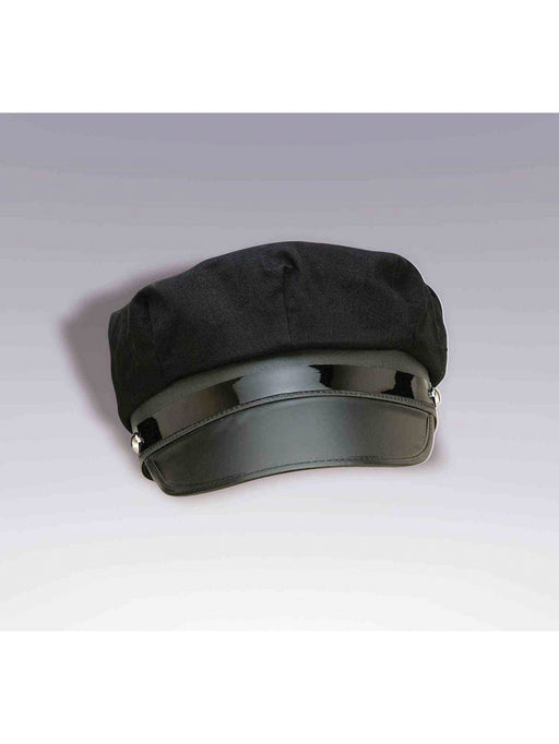Adult Black Chauffeur Hat - costumesupercenter.com