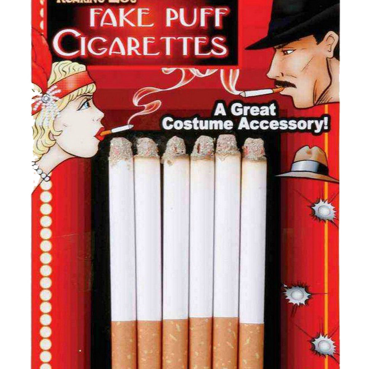 cigarette props in movies 6 Pieces Fake Cigarette Pack — Costume Super Center
