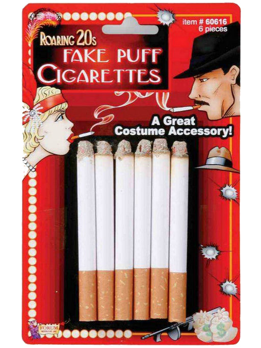 Adult Fake Cigarettes - Pack of Six - costumesupercenter.com