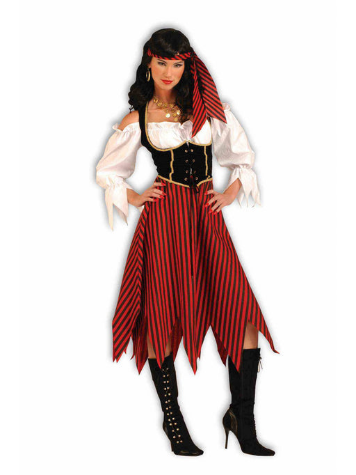 Women's Classic Pirate Maiden Costume - costumesupercenter.com