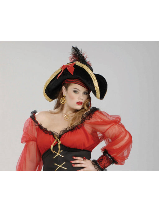 Lady Buccaneer Adult Hat - costumesupercenter.com