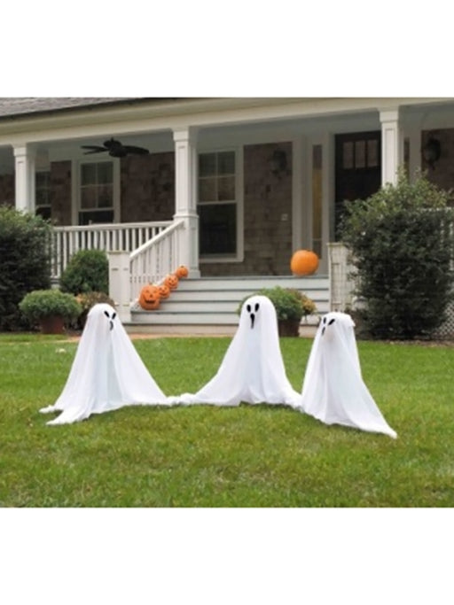 30-inch Ghost Trio Lawn Decoration - costumesupercenter.com