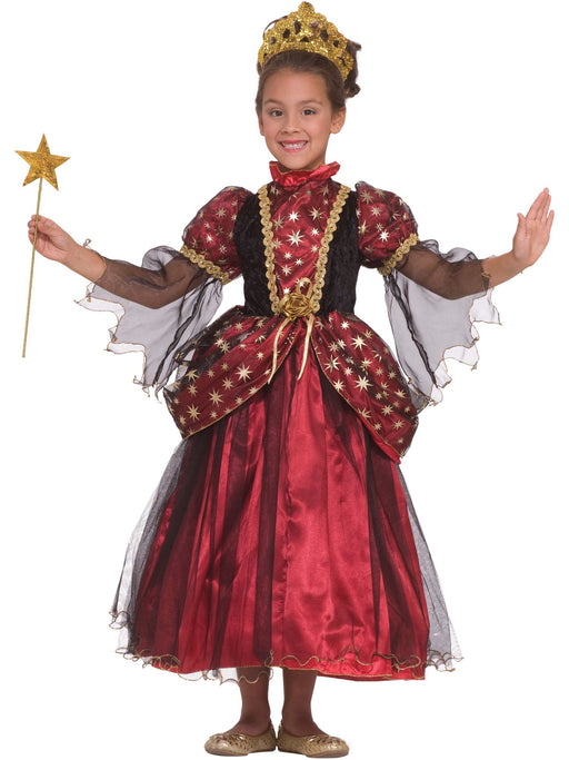 Girls Gold Star Princess Costume - costumesupercenter.com