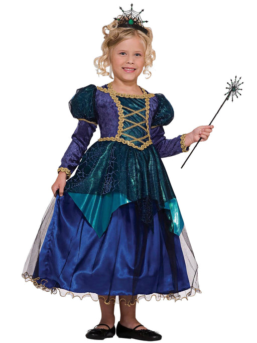 Girls' Sparkle Spider Witch Costume - costumesupercenter.com