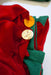 Men's Red and Green Holiday Helper Elf Costume - costumesupercenter.com
