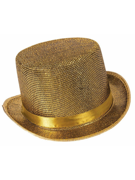 Gold Top Hat - costumesupercenter.com