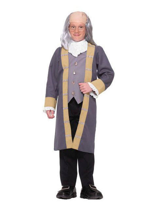 Boys Classic Ben Franklin Costume - costumesupercenter.com
