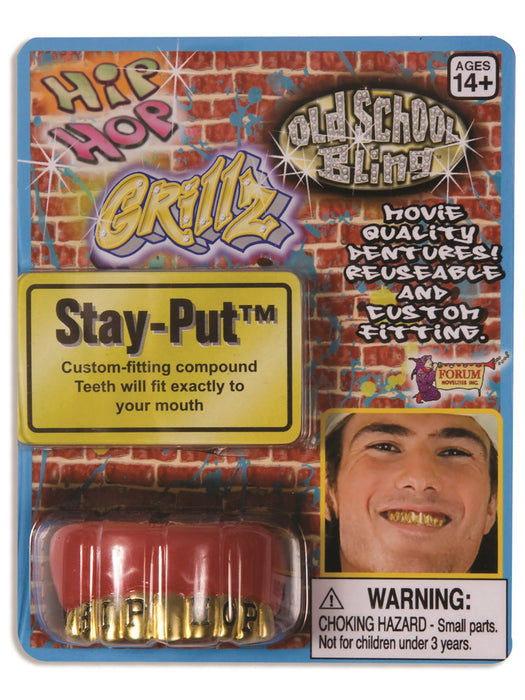 Adult Grillz Hip Hop Teeth Accessory - costumesupercenter.com