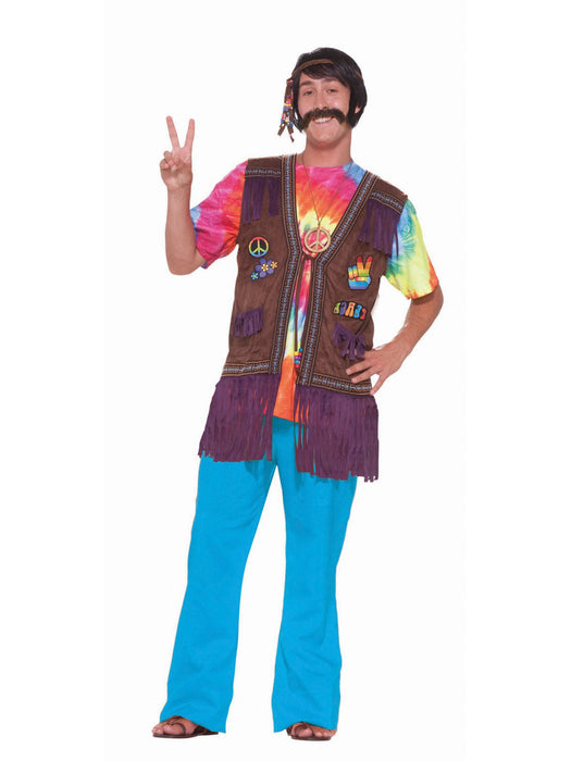 Hippie Peace Vest Costume - costumesupercenter.com