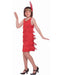 Girls Red Flapper Costume - costumesupercenter.com