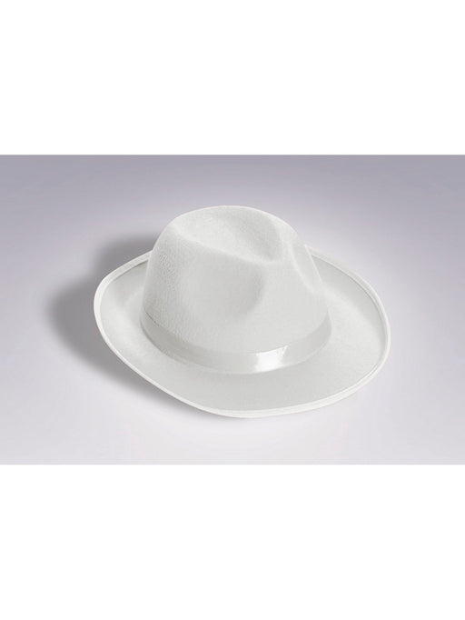 Adult White Fedora - costumesupercenter.com