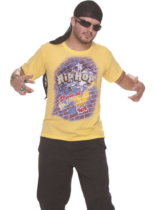 Mens Hip Hop Tee Shirt - costumesupercenter.com