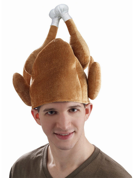 Adult Roasted Harvest Turkey Hat - costumesupercenter.com