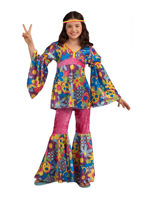 Child's 70's Flower Power Costume - costumesupercenter.com