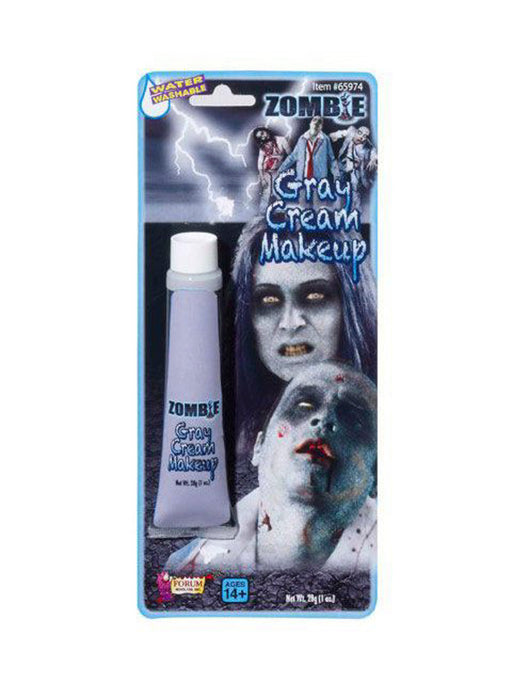 Adult Zombie Gray Cream Makeup - costumesupercenter.com