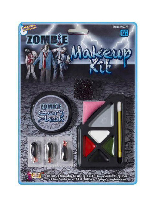 Complete Zombie Makeup Set - costumesupercenter.com