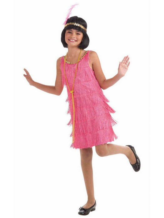 Girl's Twenties Flapper Dress - costumesupercenter.com
