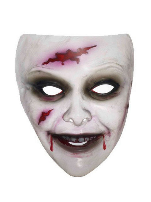 Clear Zombie Mask for Women - costumesupercenter.com