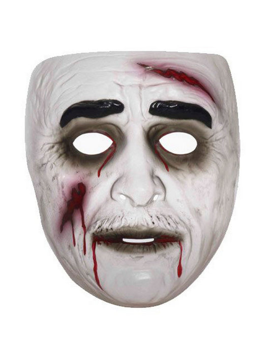 Clear Zombie Mask for Men - costumesupercenter.com