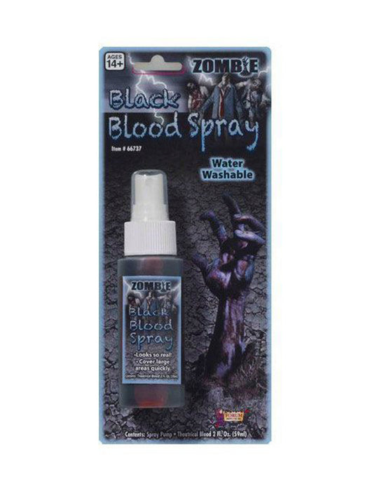 Zombie Black Blood Spray - costumesupercenter.com