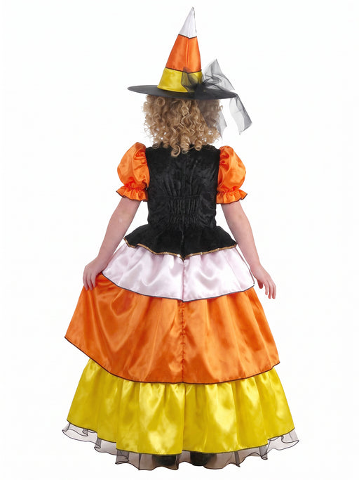 Child Candy Corn Witch Costume - costumesupercenter.com