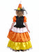 Child Candy Corn Witch Costume - costumesupercenter.com