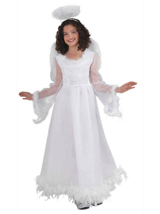Girls Fluttery Angel Costume - costumesupercenter.com